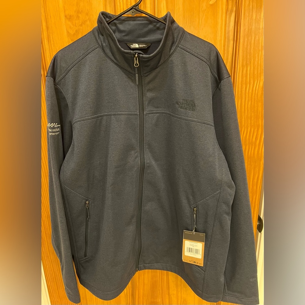 The North Face Men’s Navy Heather  Full-Zip Soft shell Jacket XXL
